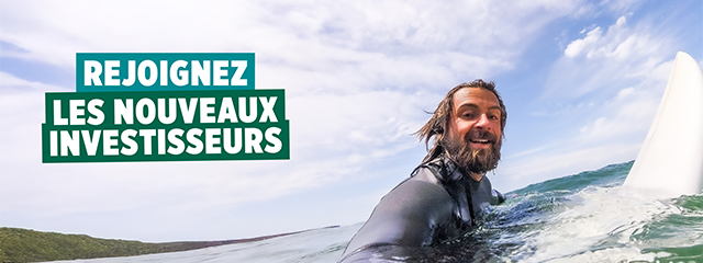 Bannière surfeur