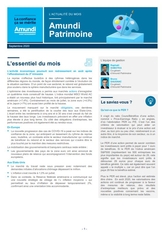 Flash mensuel Amundi Patrimoine