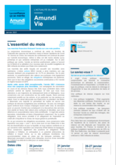 Flash mensuel Amundi Vie
