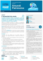 Lettre mensuelle Amundi Patrimoine - 2021