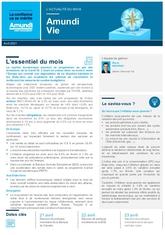 Lettre mensuelle Amundi Vie -2021