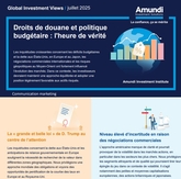 Infographie Global Investment Views - Juillet 2025
