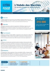 L'Hebdo des marchés